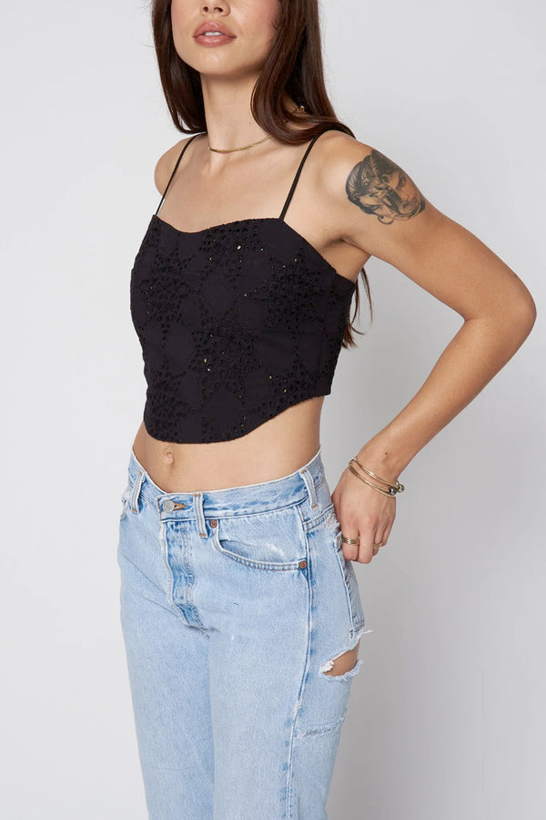 The Eyelet Le Corset Top