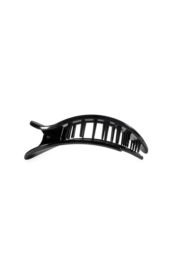 Flat Round Jet Black Clip - 3 sizes