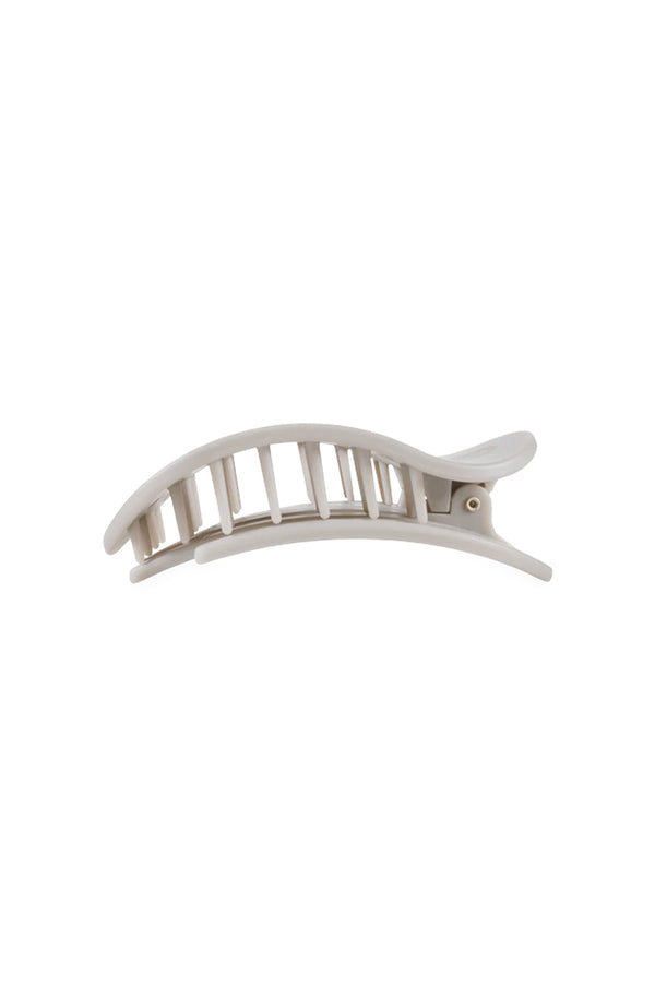 Flat Round Silver Flames Clip - 3 sizes