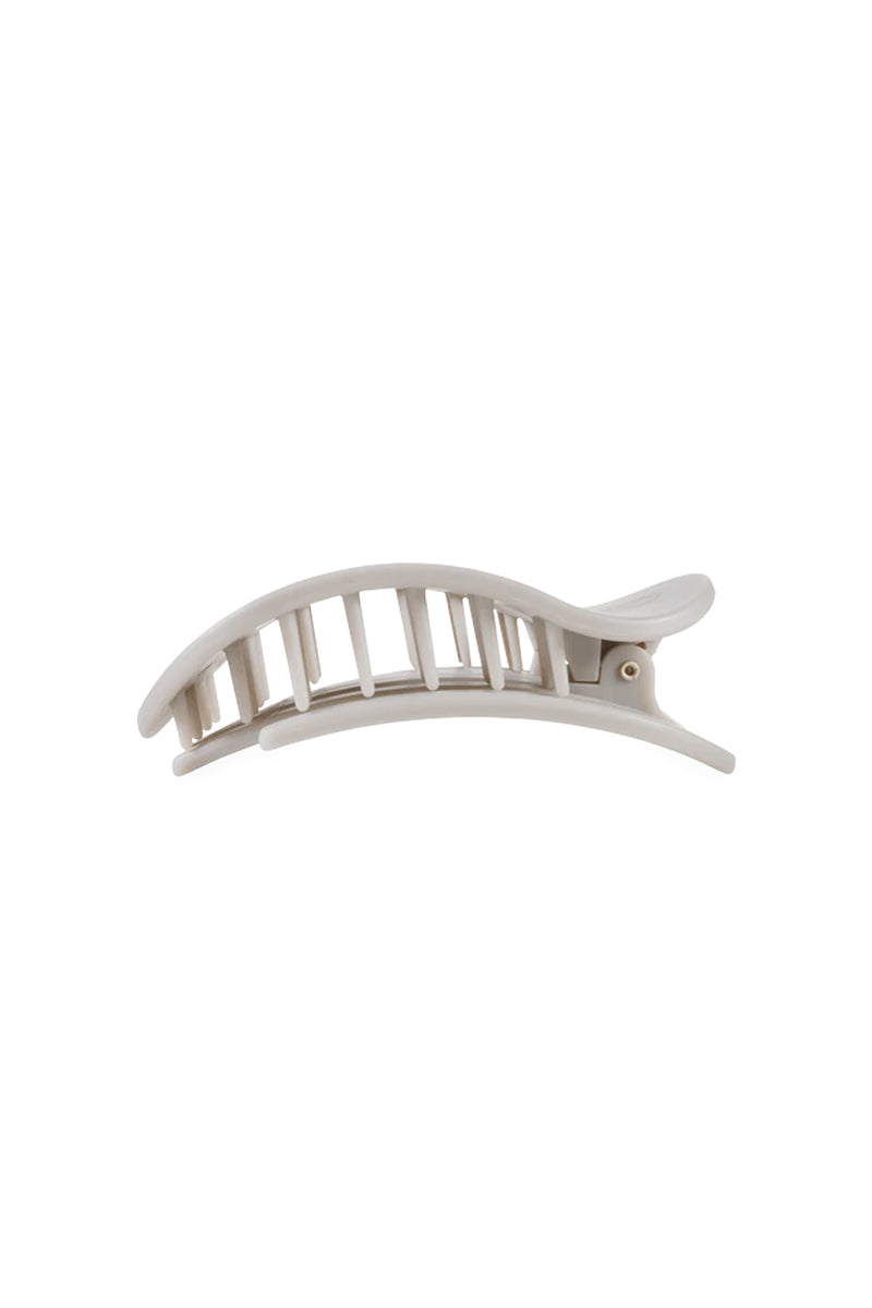 Flat Round Silver Flames Clip - 3 sizes