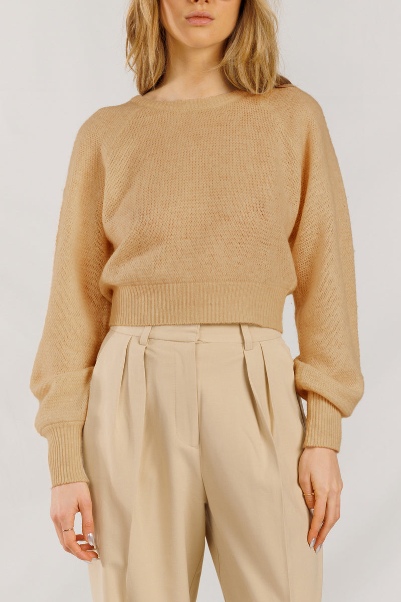 Gauzy Liana Cashmere Crew Sweater