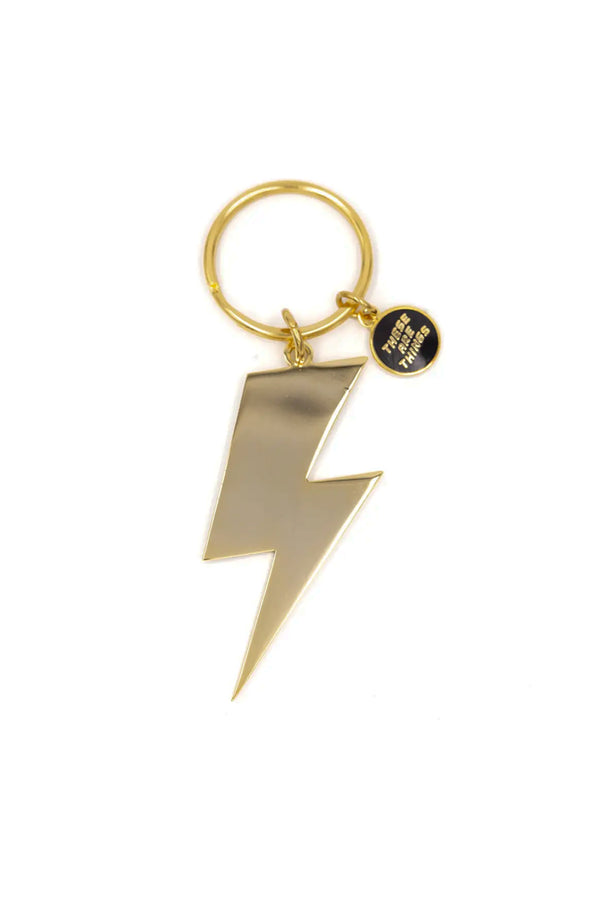 Enamel Keychain - Lightning Bolt
