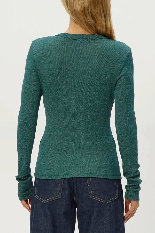 Liyah Ribbed Long Sleeve Tee