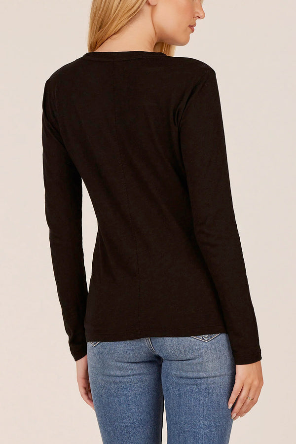 Crew Neck Long Sleeve Tee