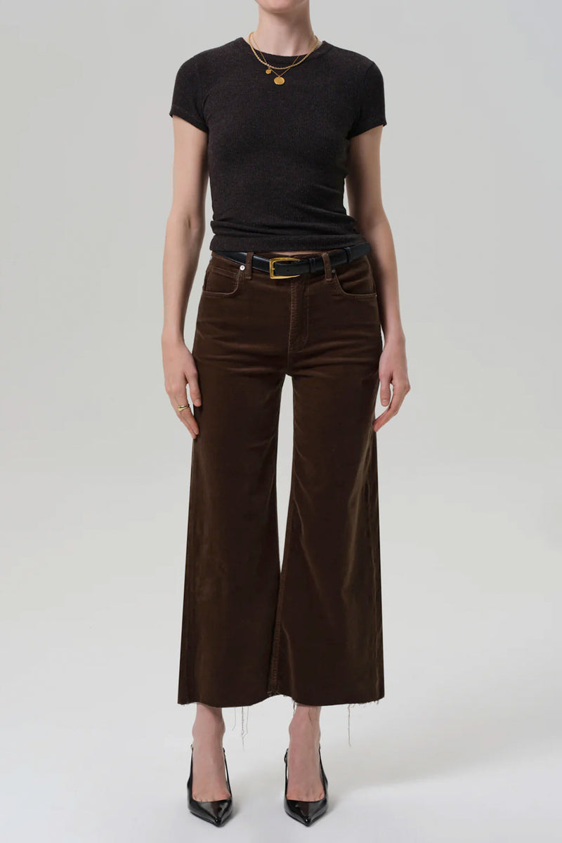 Lyra Wide Leg Crop Corduroy