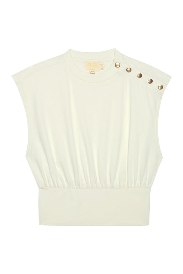 Belinda Button Skirt