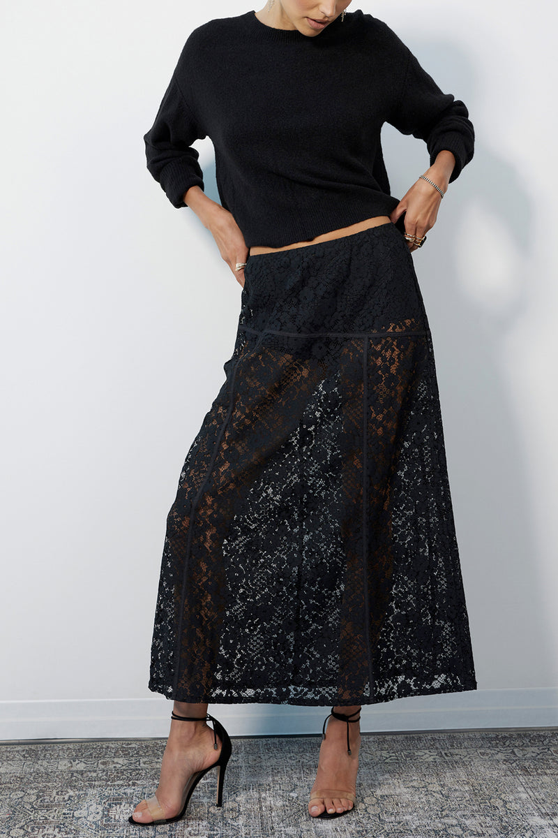 Lace Maxi Skirt