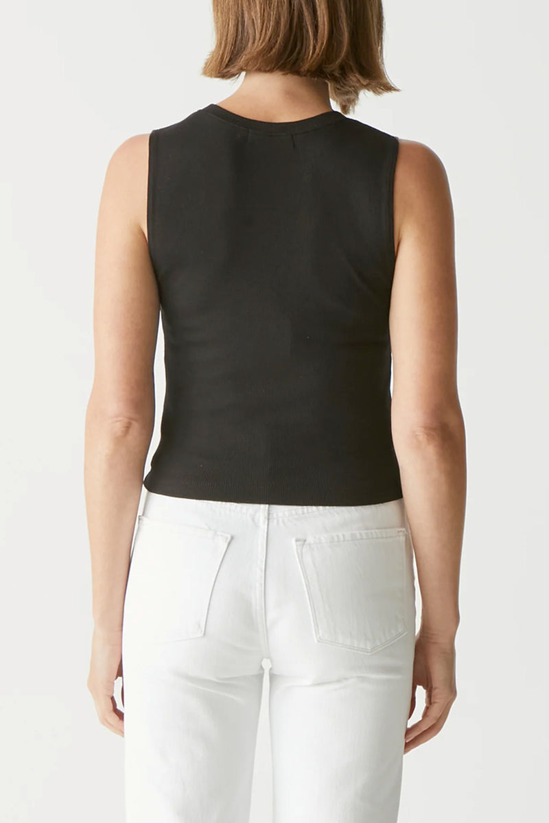 Max Cropped V-Neck Tank