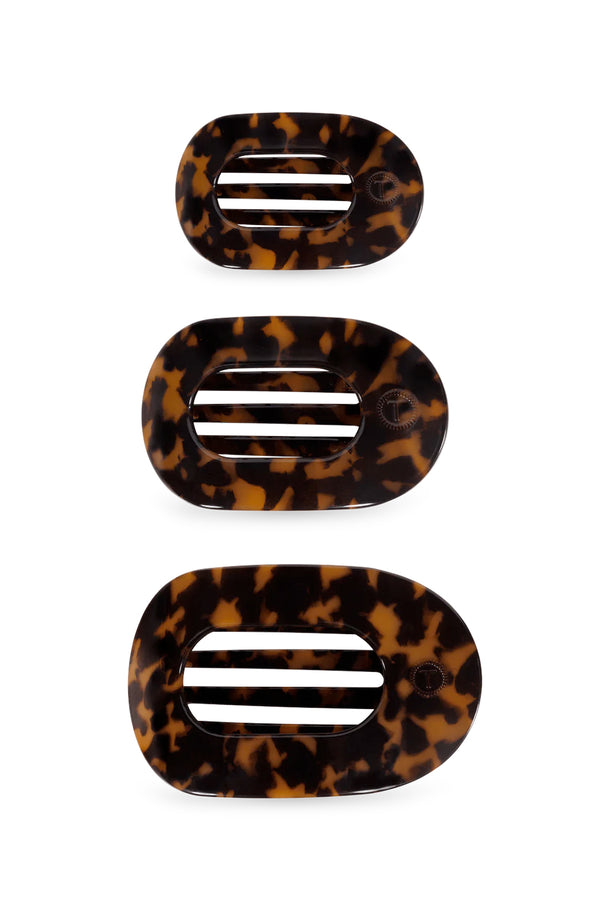 Flat Round Tortoise Clip - 3 sizes