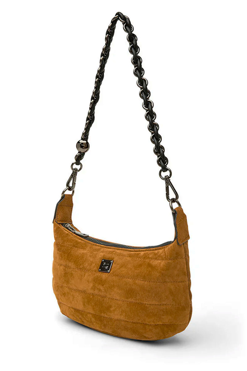 Mini Moon Convertible Shoulder Bag - Luxe Suede