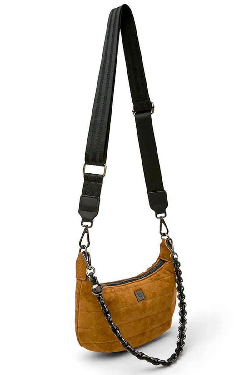 Mini Moon Convertible Shoulder Bag - Luxe Suede