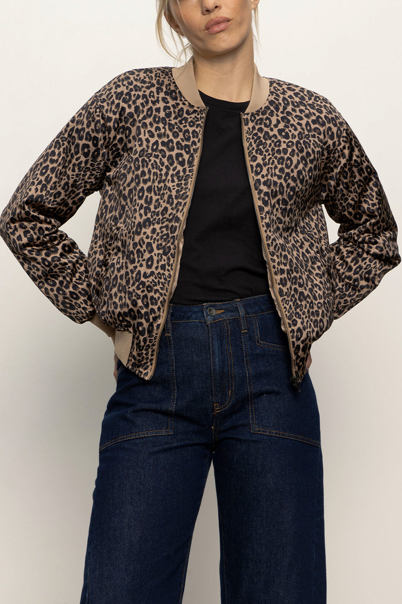 Monroe Sateen Bomber