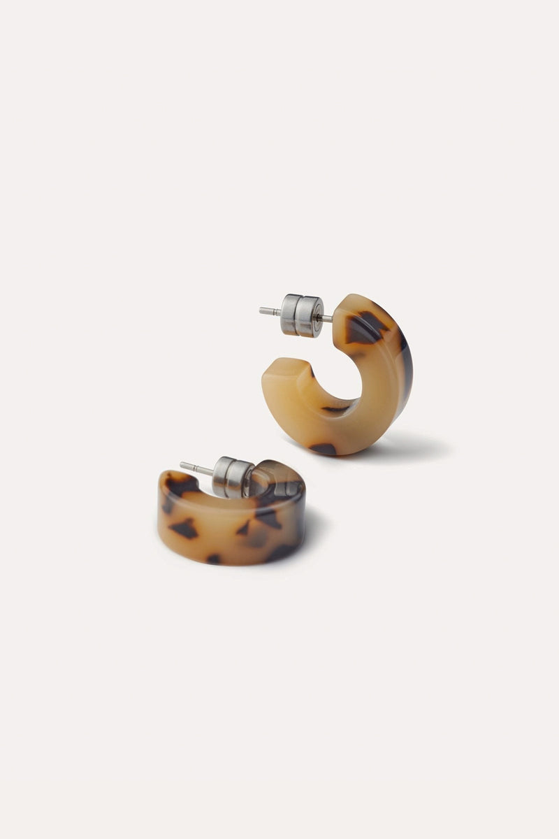Muse Hoops - Blonde Tortoise