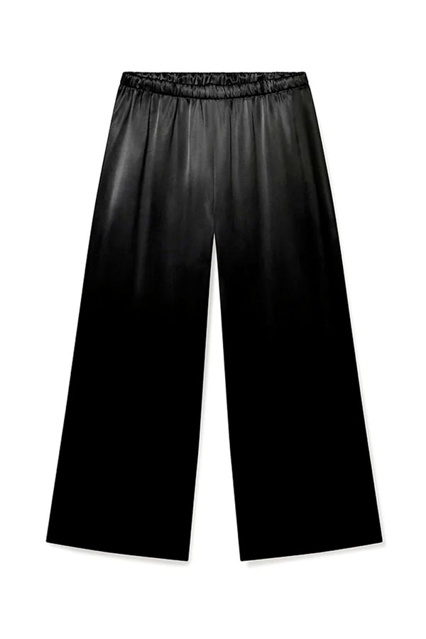Mya Crop Satin Palazzo Print Pant - Assorted Colors