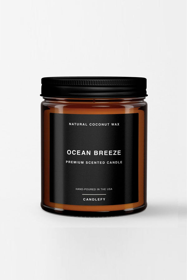 Ocean Breeze: Premium Scented Candle