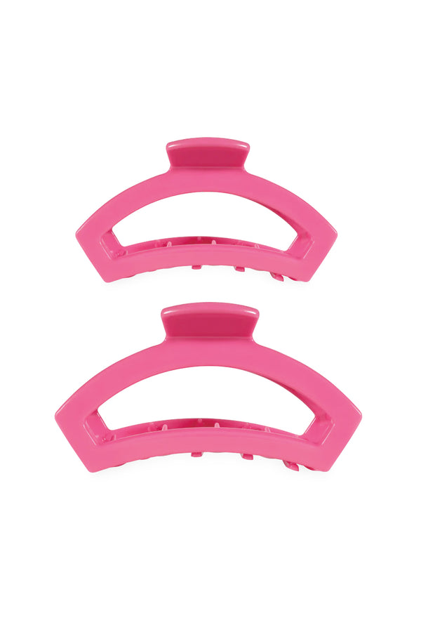 Open Paradise Pink Hair Clip - 2 sizes