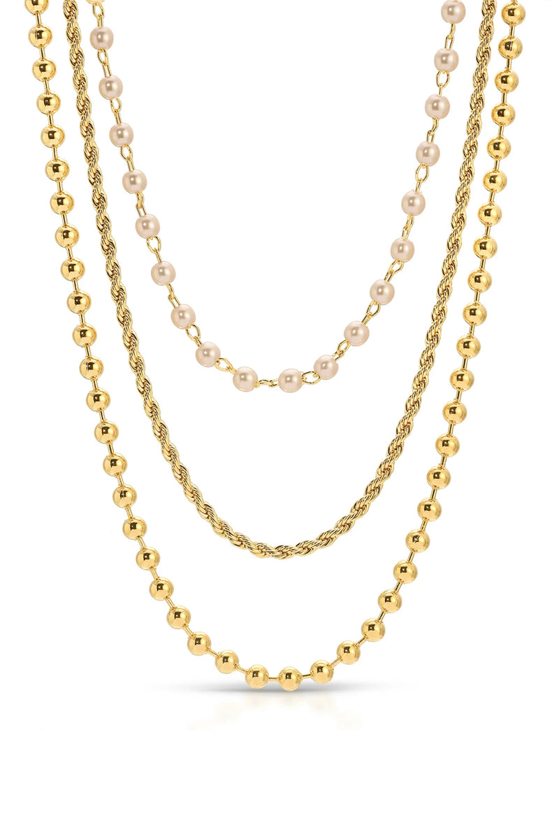 Pearl Trio Necklace