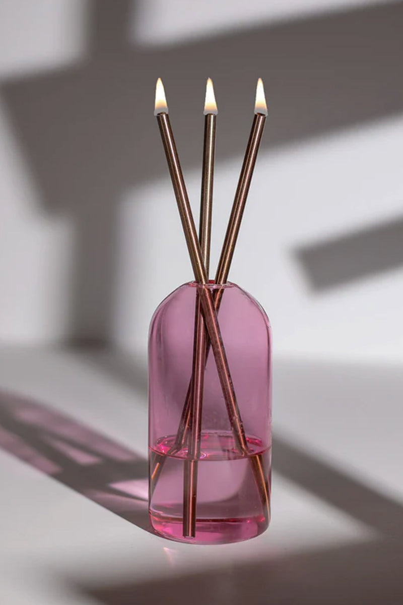 Pink Lady Everlasting Candle Set - Copper