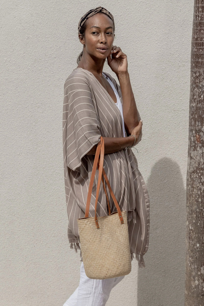 Praya Leather Tote  - Assorted Colors