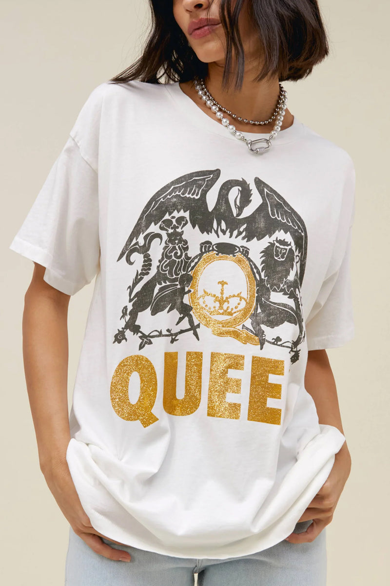 Queen Glitter Crest Merch Tee