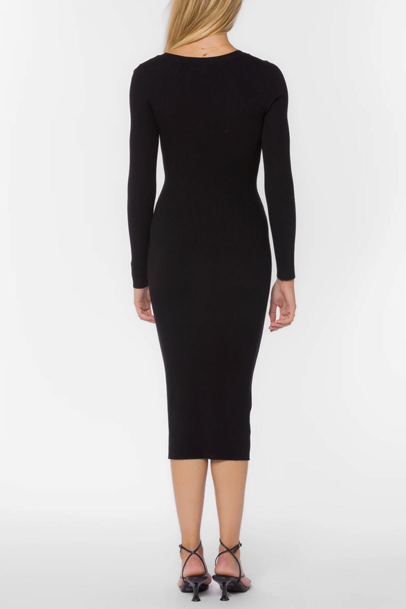 Rasha V-Neck Sweater Dress