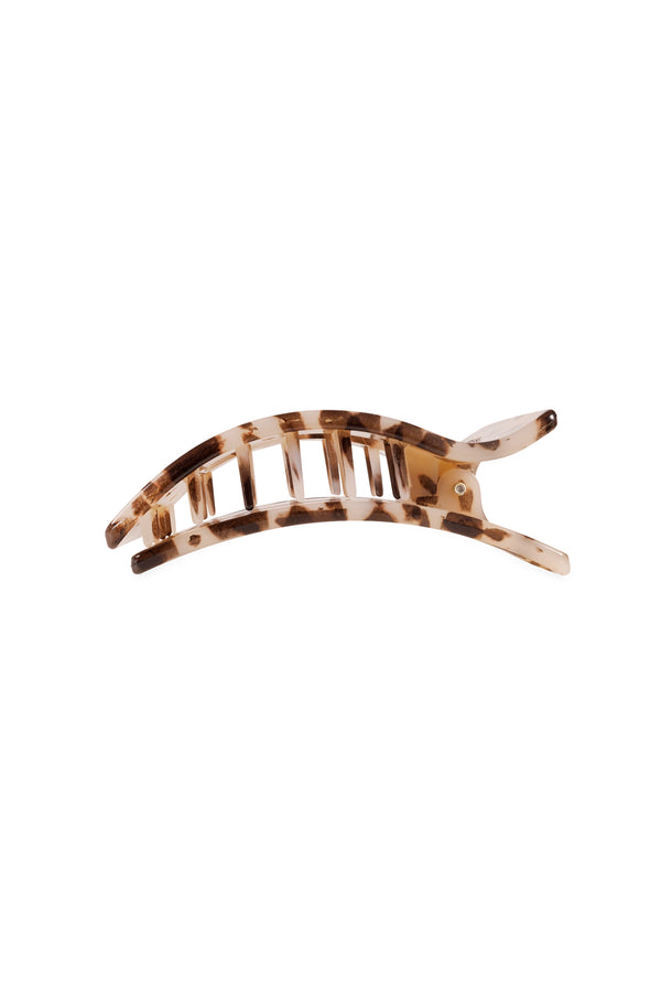 Flat Rectangle Blonde Tort Clip - 3 sizes