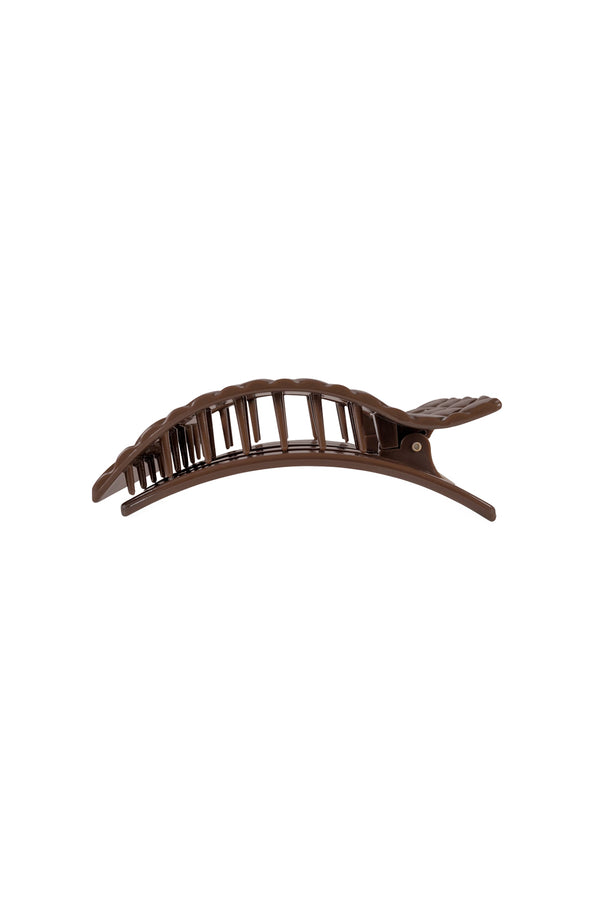 Flat Rectangle Truly Taupe Quilted Clip - 3 sizes