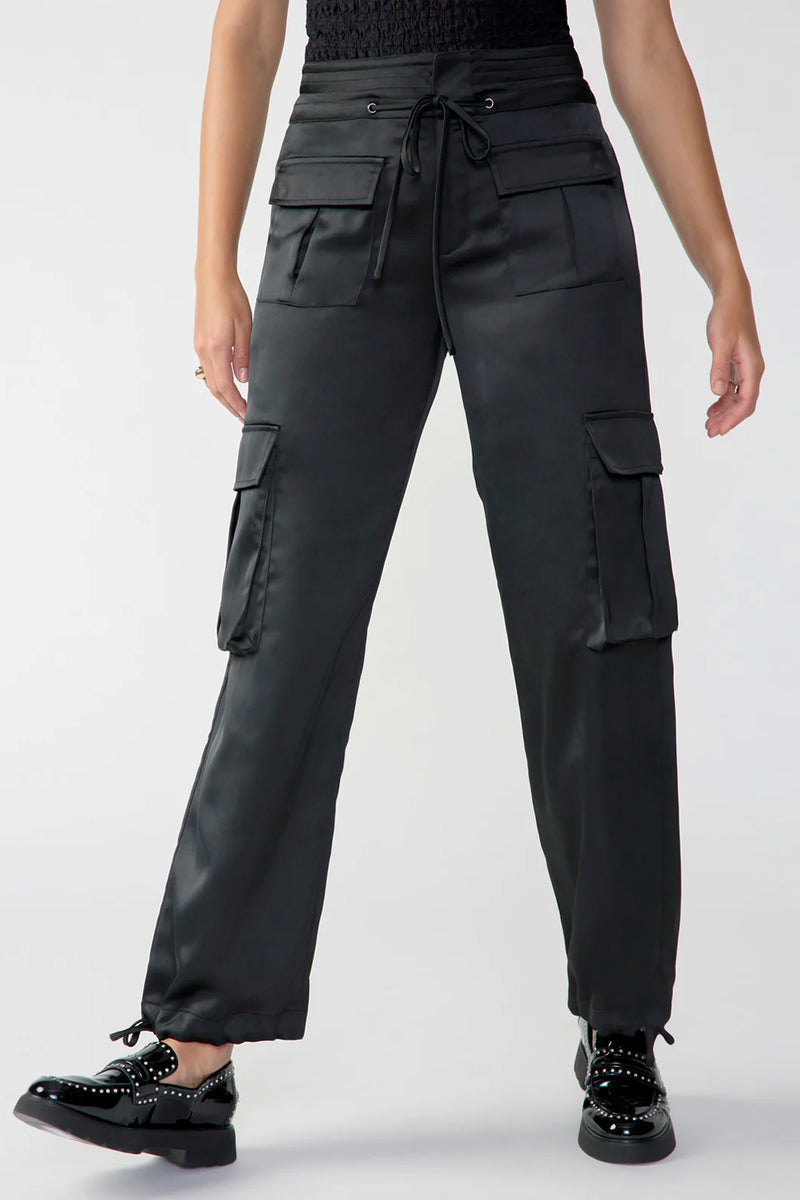 Reese Satin Cargo Pant