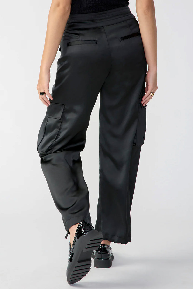 Reese Satin Cargo Pant