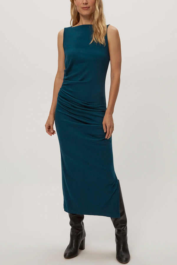 Reign Knife Neck Midi Dress