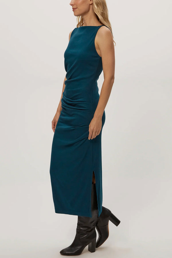 Reign Knife Neck Midi Dress