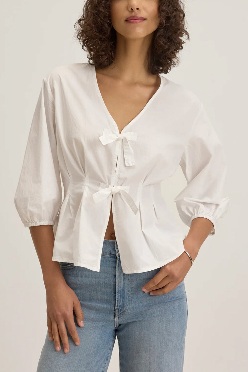 Riri Tie Front Top