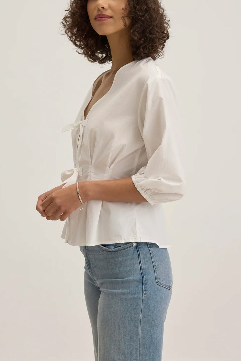 Riri Tie Front Top