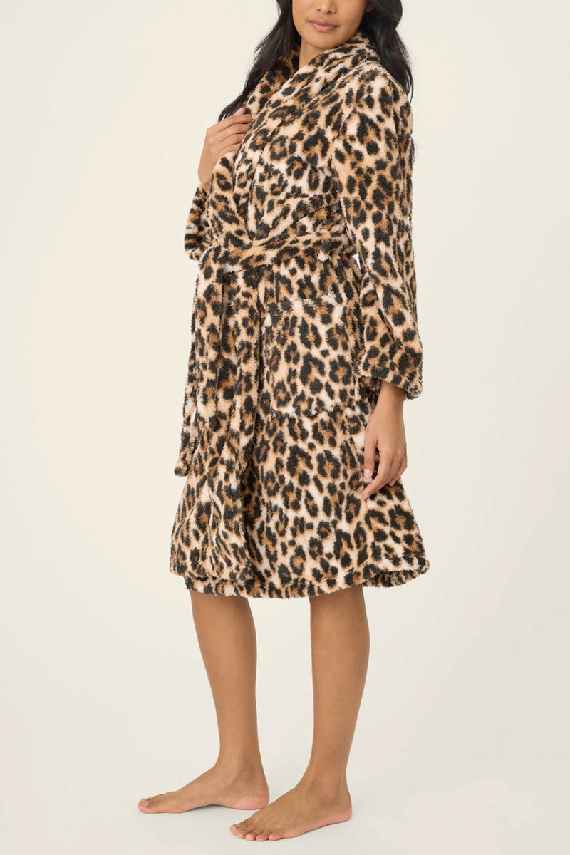 Holiday Dreams Leopard Print Robe