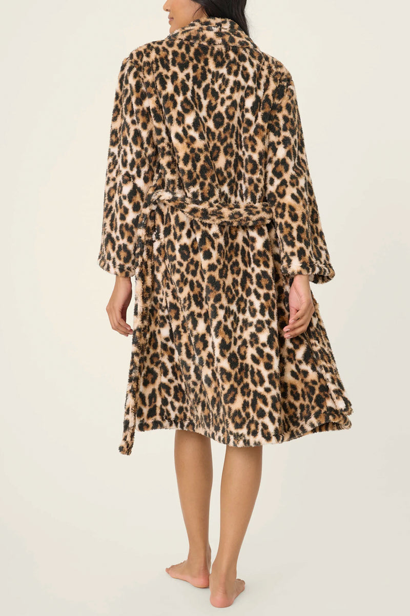 Holiday Dreams Leopard Print Robe