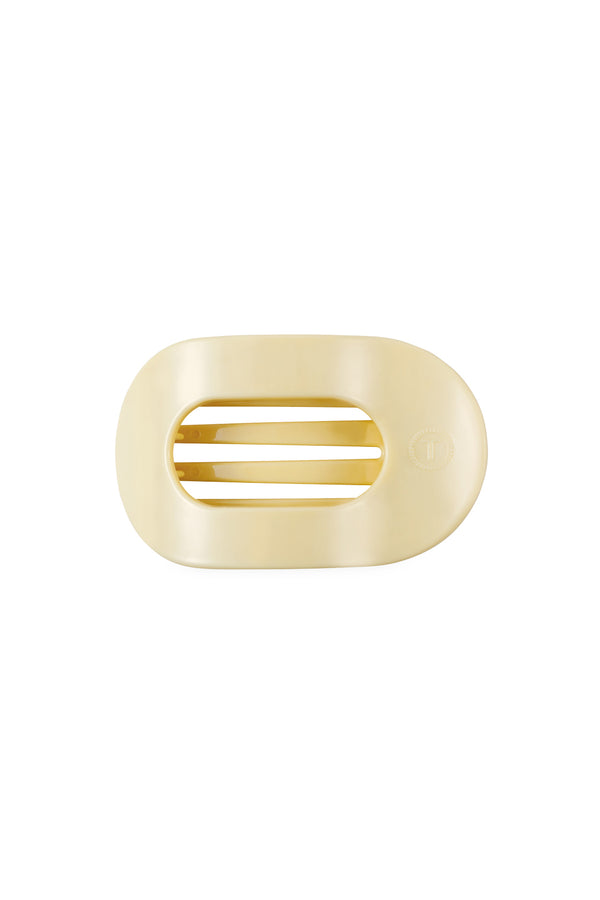 Flat Round Butter Yellow Clip - 1 size