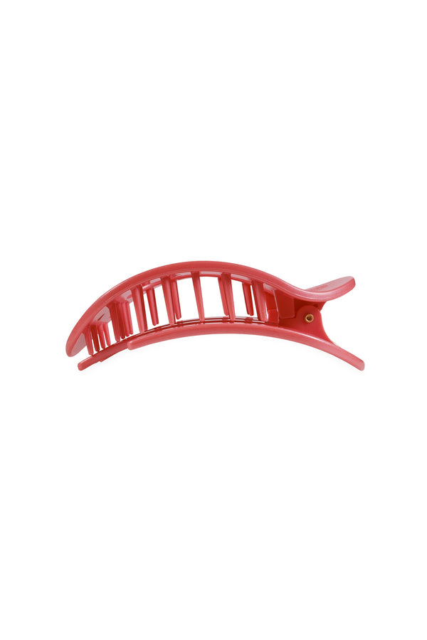 Flat Round Calming Coral Clip - 2 sizes