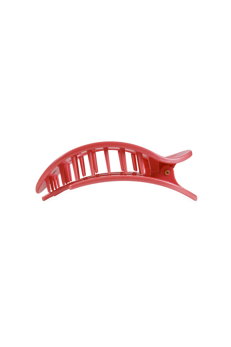 Flat Round Calming Coral Clip - 2 sizes