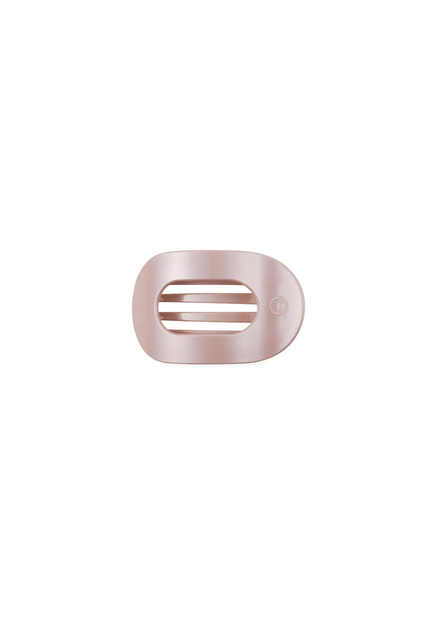 Flat Round Pearly Pink Clip - 1 size