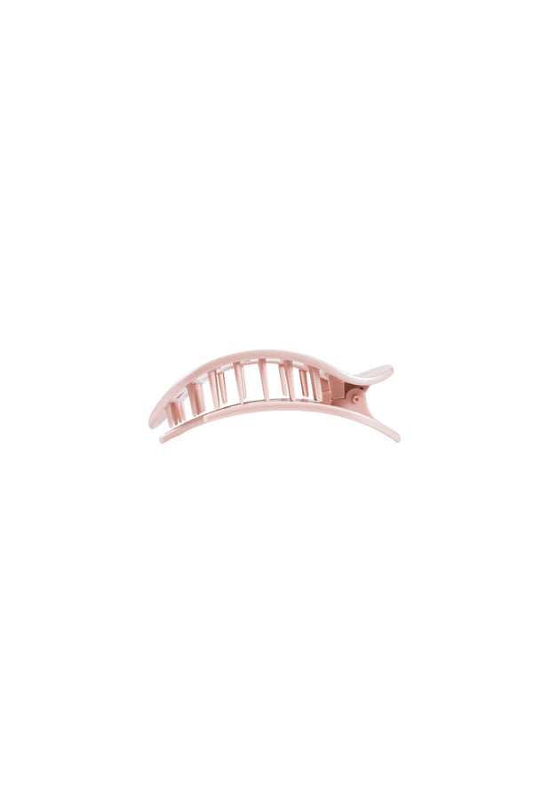 Flat Round Pearly Pink Clip - 1 size