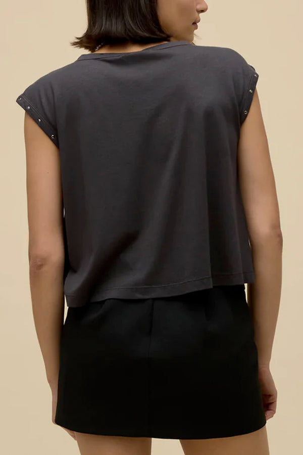 The Roxy Rhinestone Swing Muscle Tank