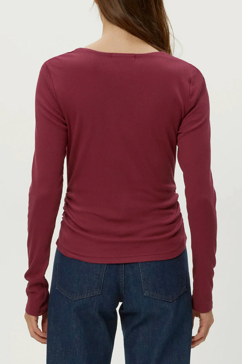 Sarah Square Neck Long Sleeve