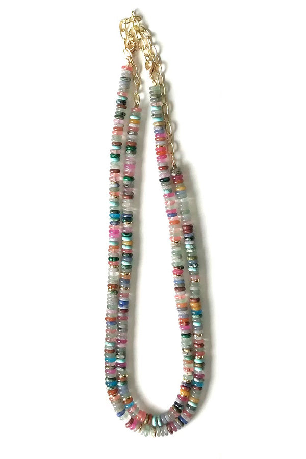Semi Precious Stone Necklaces - Assorted Colors