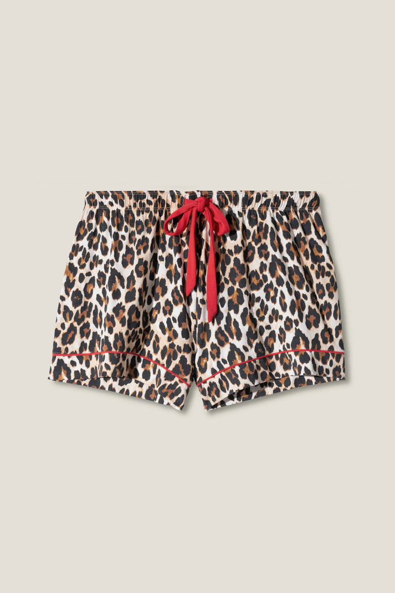 Holiday Dreams Leopard Print Shorts