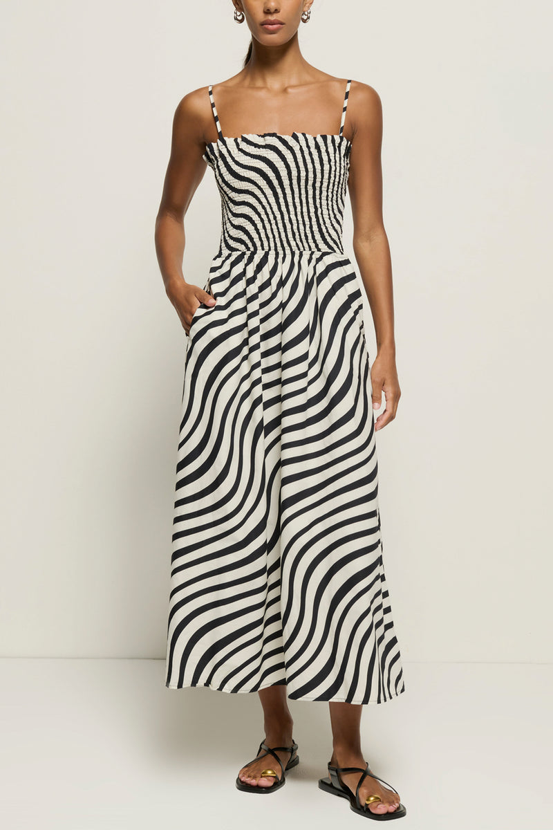 Sibelle Smocked Midi