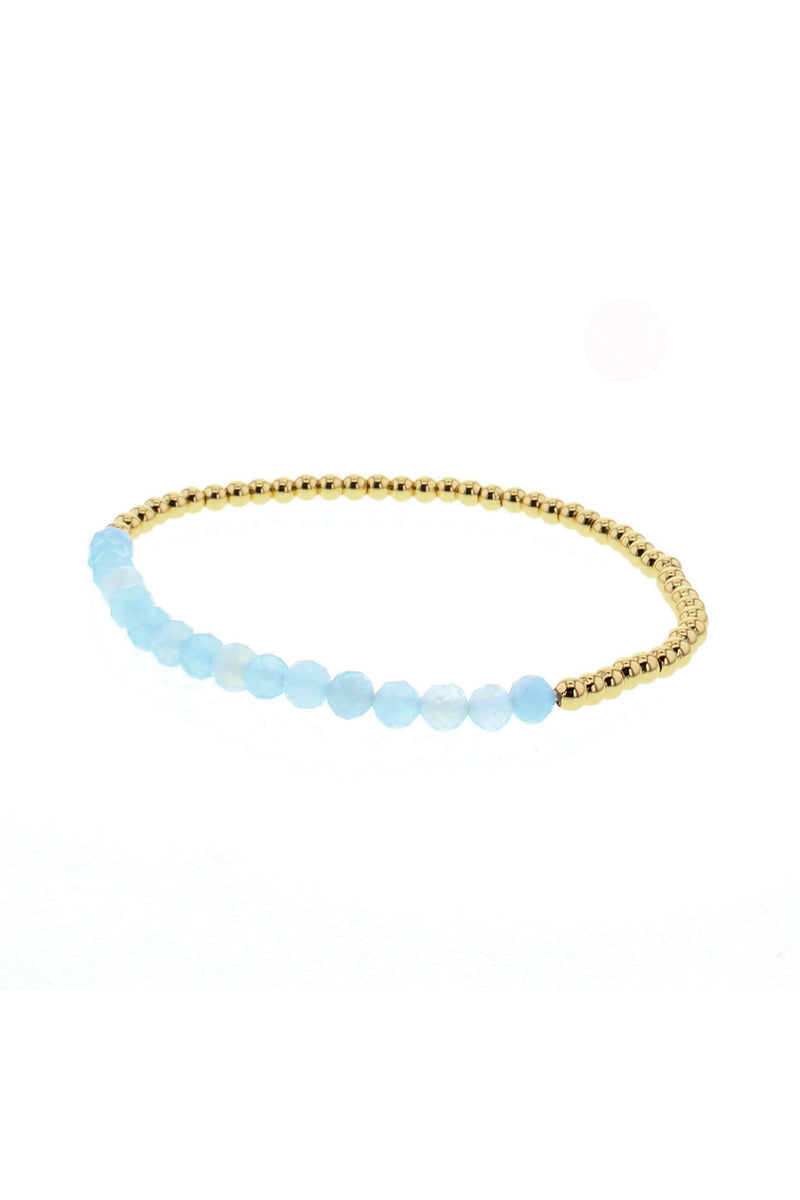 Gold Birthstone Stacking Bracelets