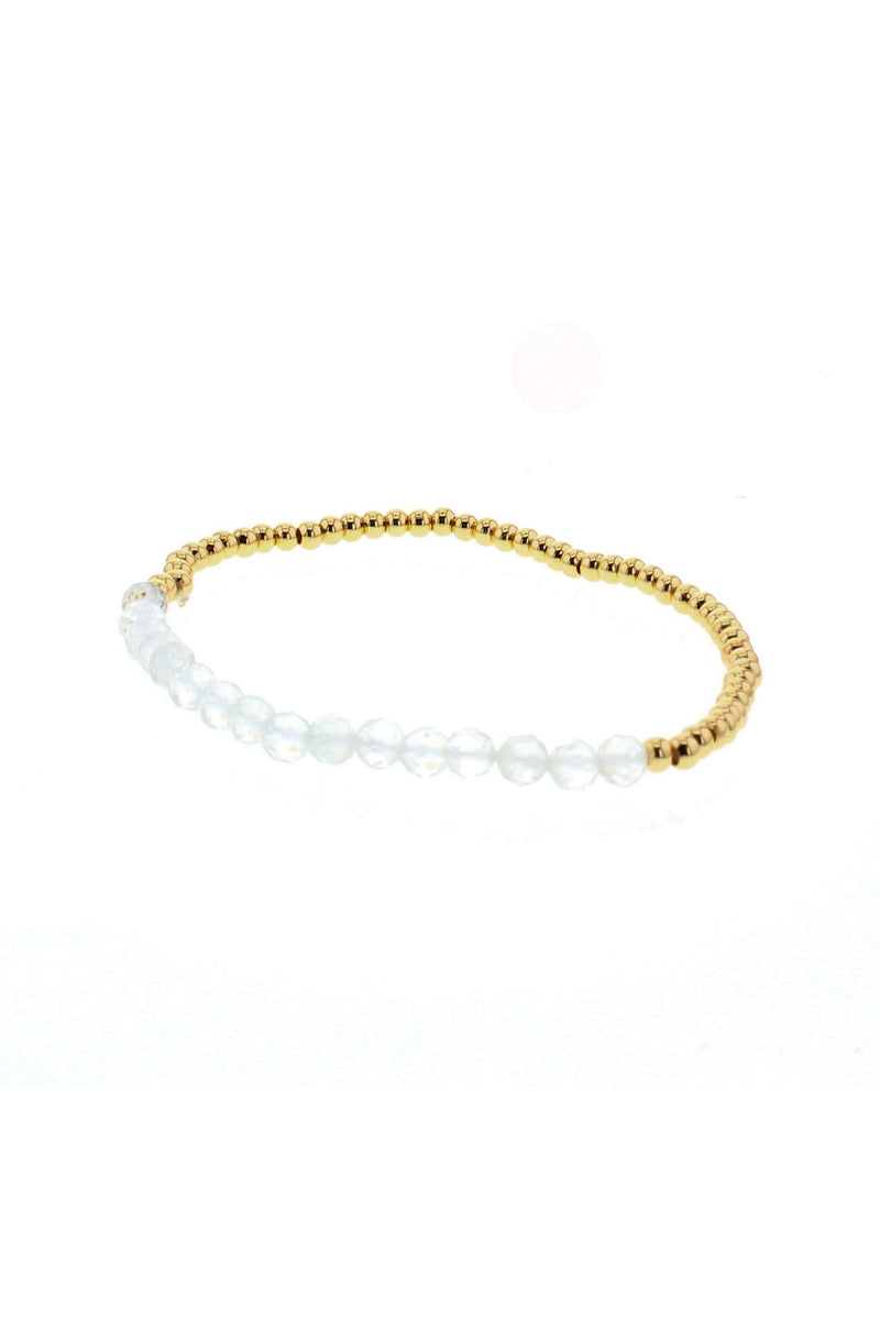 Gold Birthstone Stacking Bracelets
