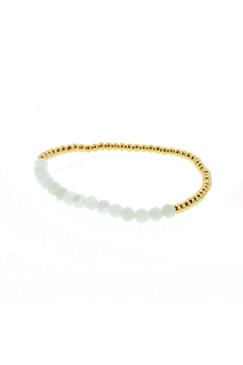 Gold Birthstone Stacking Bracelets