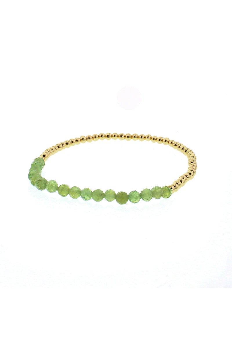 Gold Birthstone Stacking Bracelets