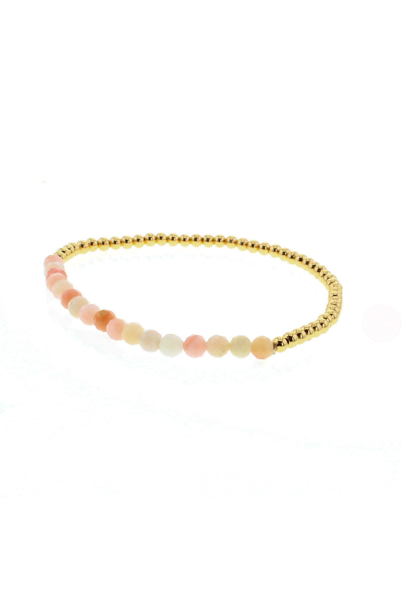 Gold Birthstone Stacking Bracelets